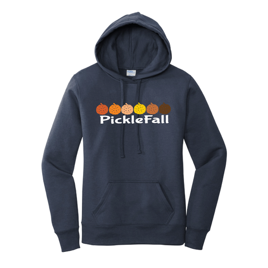 Picklefall | Women’s Fitted Hoodie Pickleball Sweatshirt | 50% Cotton 50% Poly Fleece