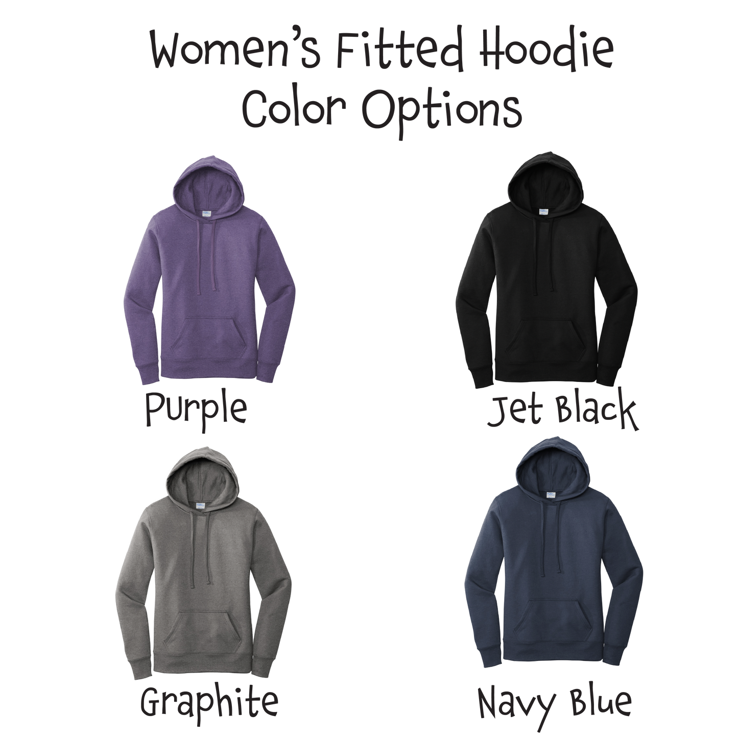 Sorry Not Sorry Customizable (Pickleballs Cyan Orange Purple) | Women’s Fitted Hoodie Pickleball Sweatshirt | 50% Cotton 50% Poly Fleece