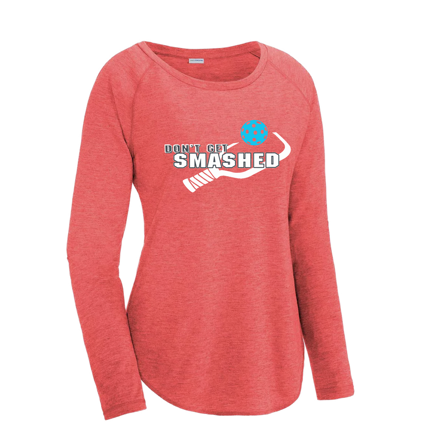 Feel the vibrancy in this Women's pickleball shirt, with its blend of comfort and style. Crafted with moisture-wicking fabric and a tri-blend softness, this top also boasts PosiCharge technology for long-lasting color. Experience ultimate breathability with unbeatable lightness.