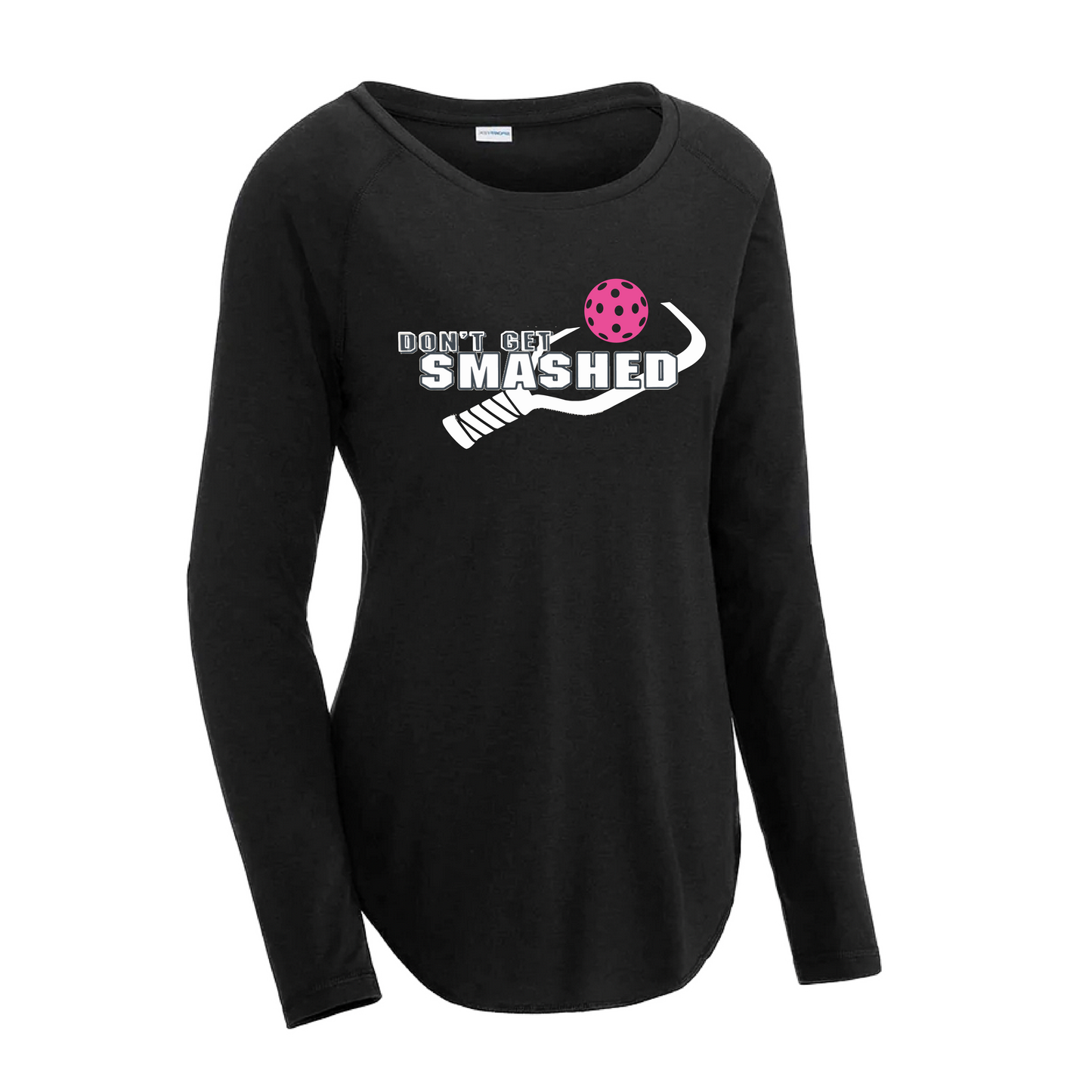 Feel the vibrancy in this Women's pickleball shirt, with its blend of comfort and style. Crafted with moisture-wicking fabric and a tri-blend softness, this top also boasts PosiCharge technology for long-lasting color. Experience ultimate breathability with unbeatable lightness.