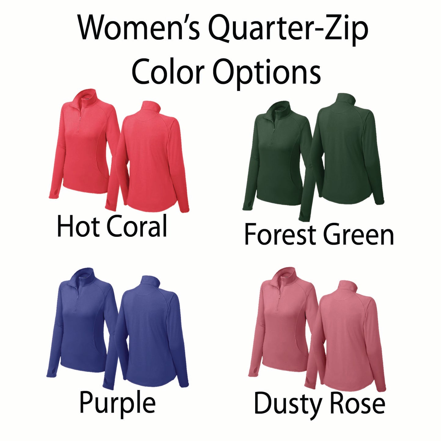 Womens Park City Pickleball Club 1/4-Zip Pullover – Sport-Wick® Stretch Performance Shirt