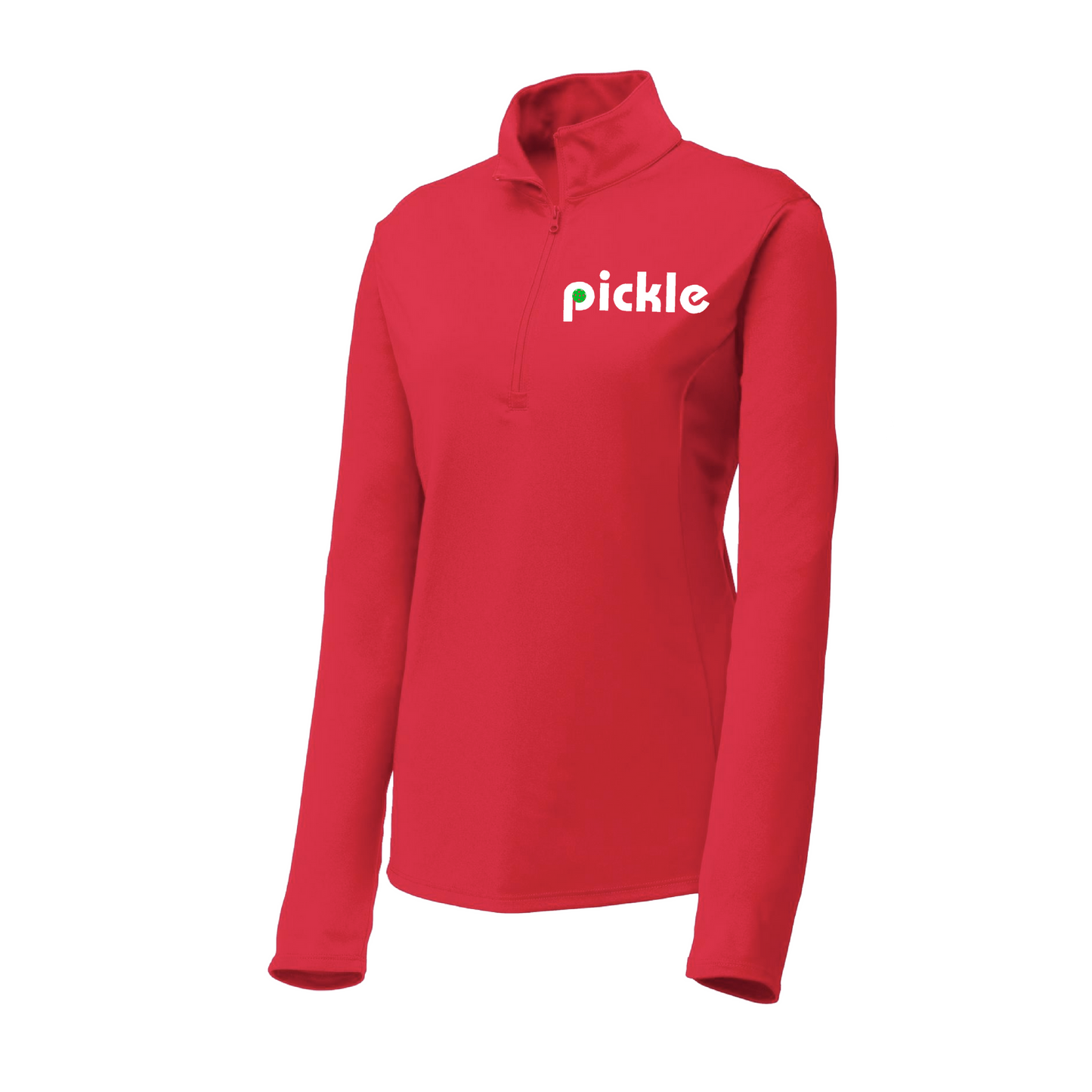 Pickle (Customizable) | Women's 1/4 Zip Pullover Athletic Shirt | 100% Polyester