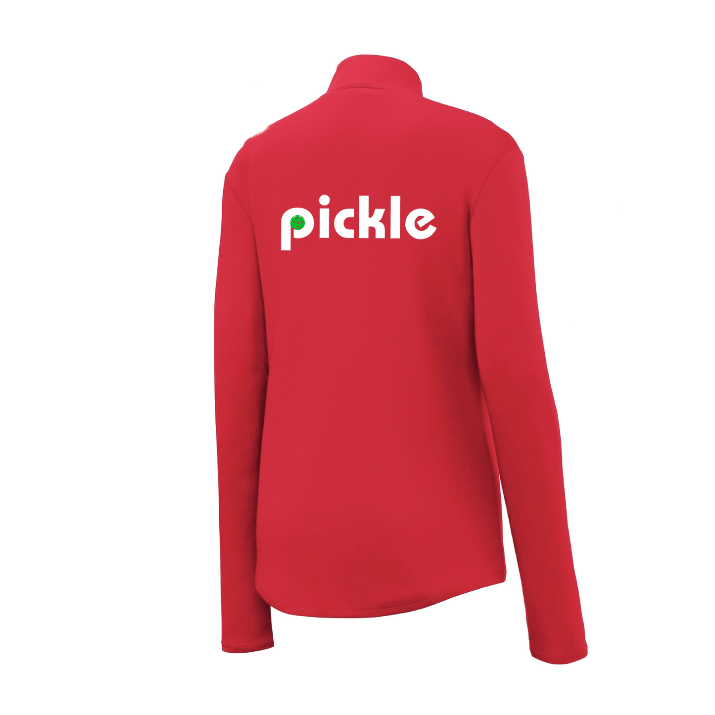 Pickle (Customizable) | Women's 1/4 Zip Pullover Athletic Shirt | 100% Polyester