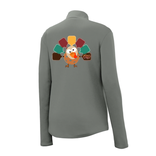 Turkey Pickleball | Women's 1/4 Zip Pickleball Pullover | 100% Polyester