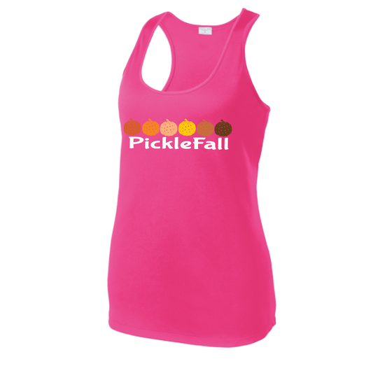 Picklefall | Women's Racerback Pickleball Tank | 100% Polyester