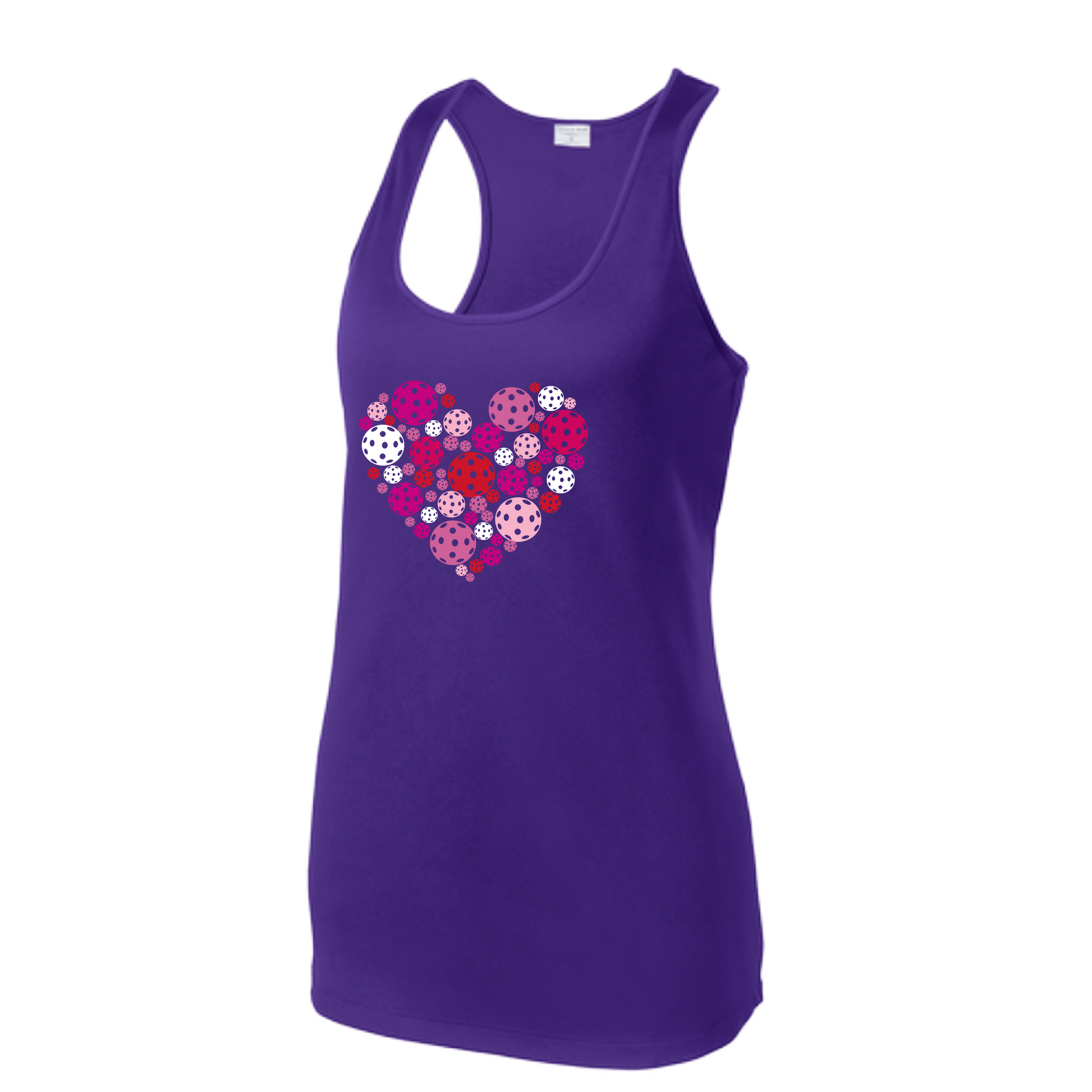   This Women's pickleball shirt packs a punch with its moisture-wicking properties, PosiCharge technology for color durability, and lightweight, ultra-soft tri-blend material. Enjoy optimal comfort and style.