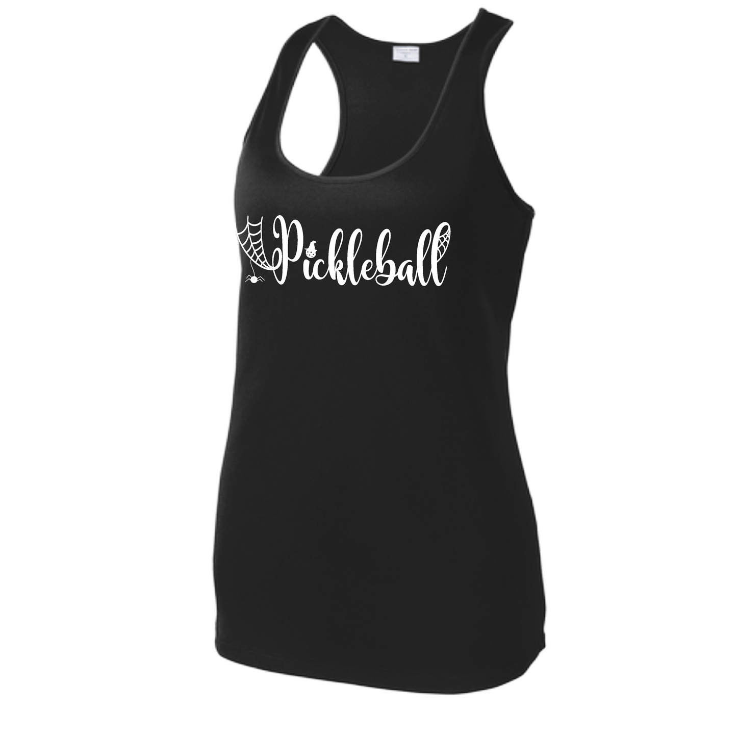 Spider Pickleball | Women's Racerback Pickleball Tank | 100% Polyester