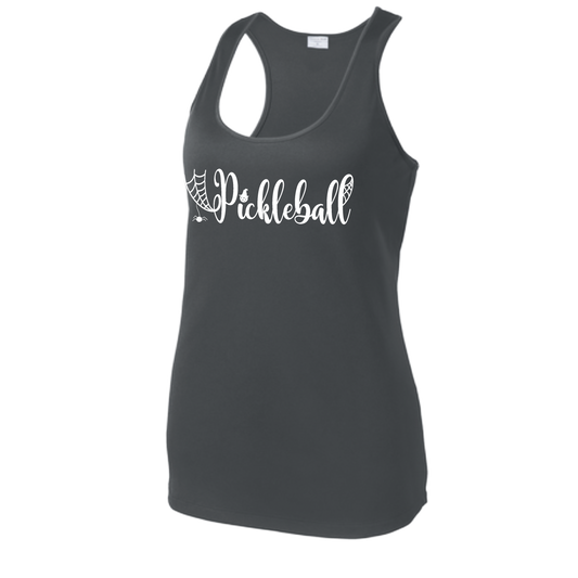 Spider Pickleball | Women's Racerback Pickleball Tank | 100% Polyester