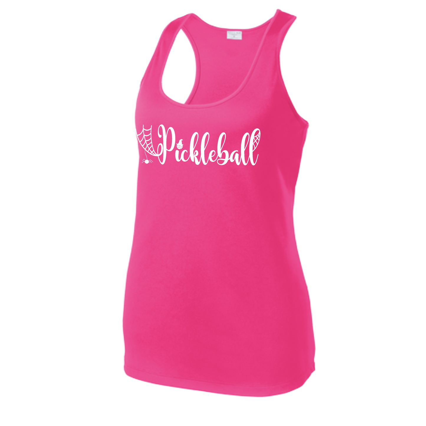 Spider Pickleball | Women's Racerback Pickleball Tank | 100% Polyester