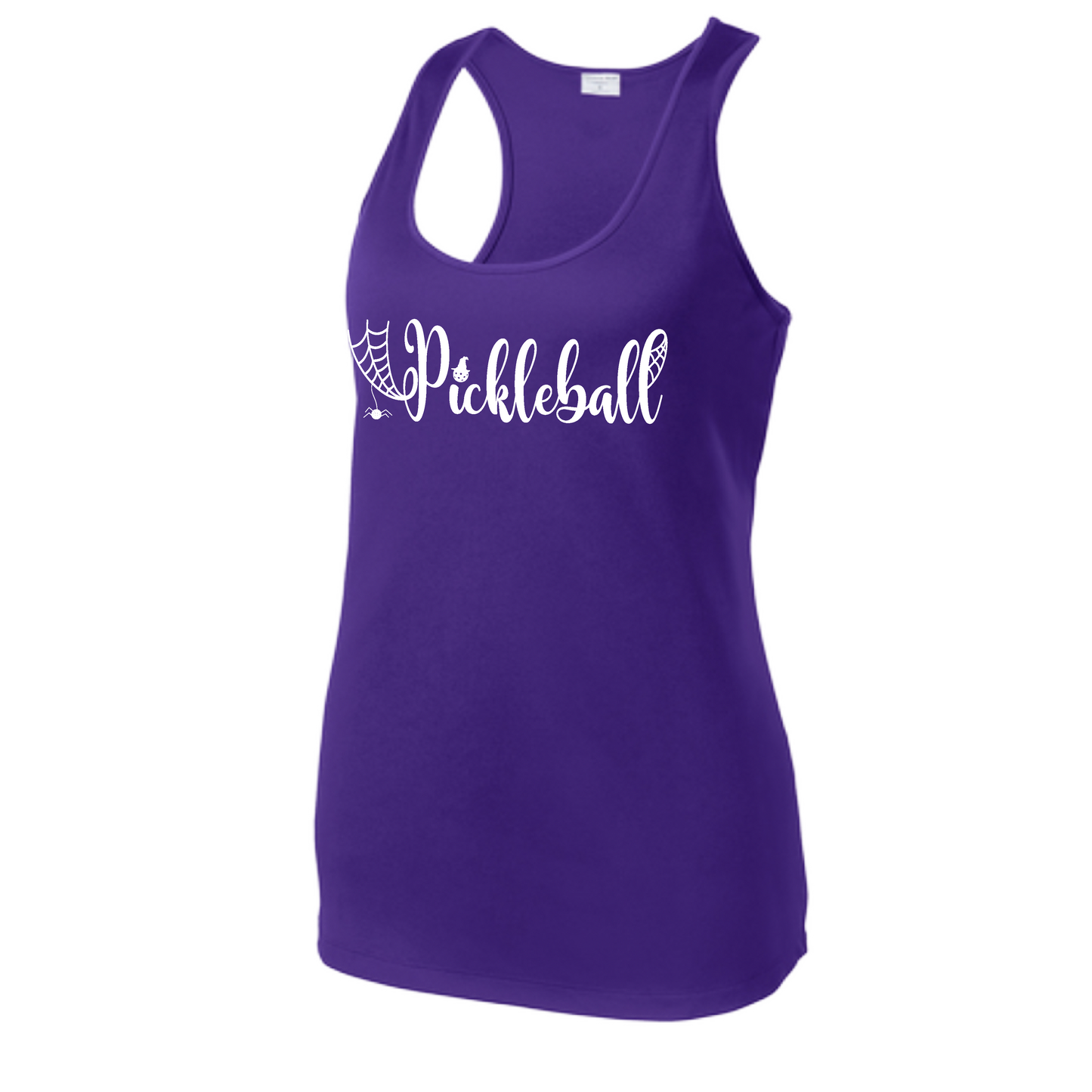 Spider Pickleball | Women's Racerback Pickleball Tank | 100% Polyester