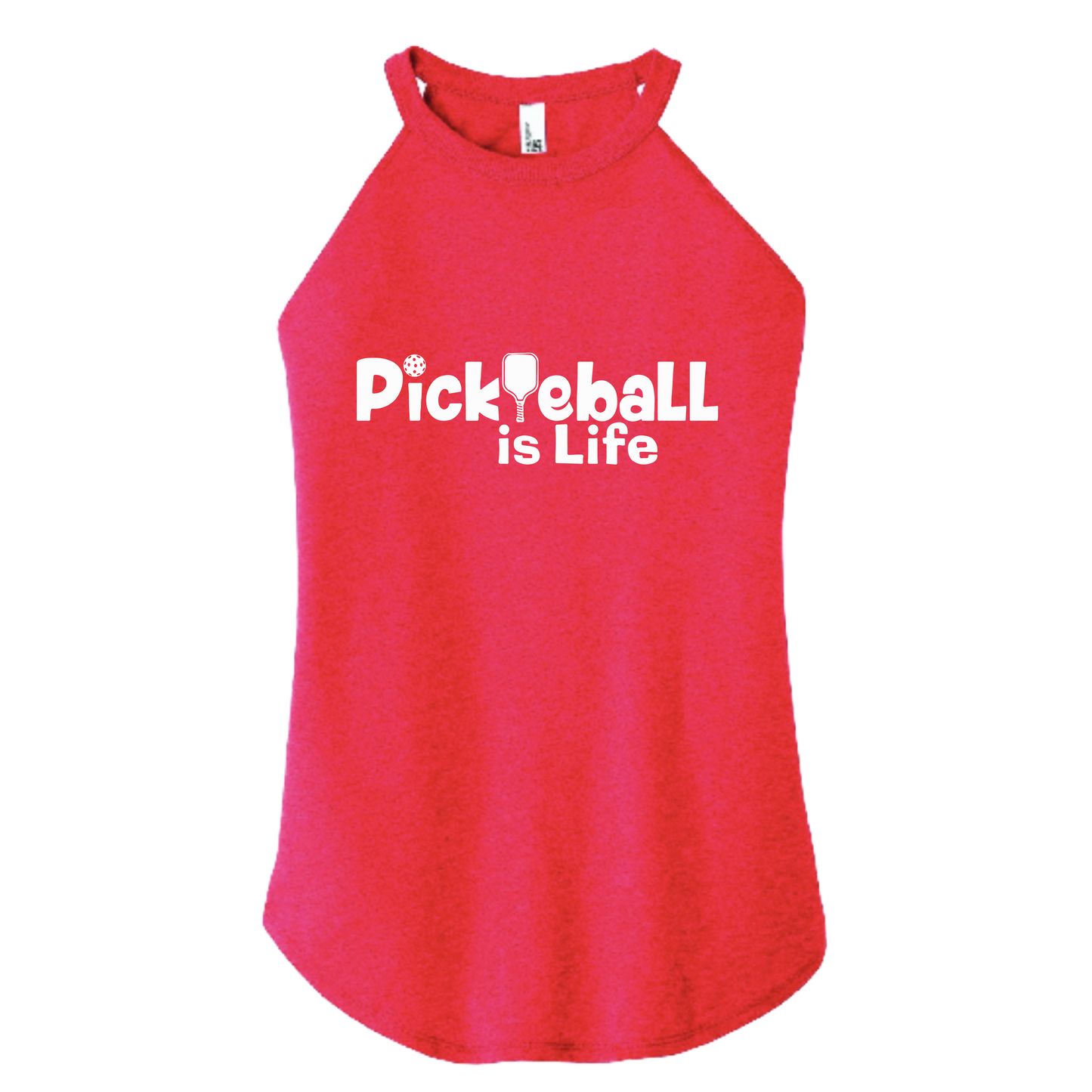 Pickleball Is Life | Women’s Rocker Athletic Tank | 75/13/12 Poly/Cotton/Rayon