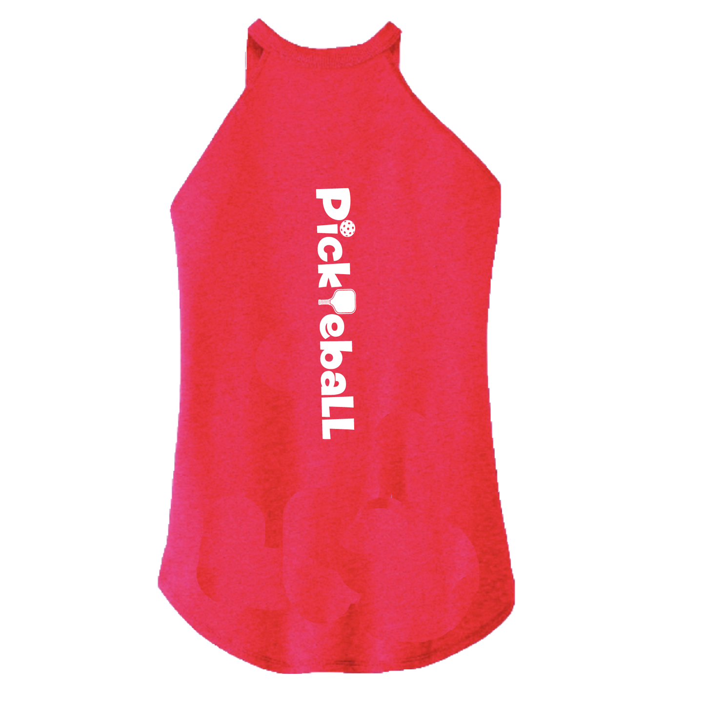 Pickleball Horizontal (Customizable) | Women’s Rocker Athletic Tank | 75/13/12 Poly/Cotton/Rayon