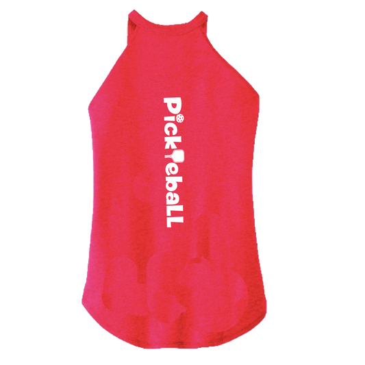 Pickleball Horizontal | Clearance Women’s Rocker Athletic Tank | 75/13/12 Poly/Cotton/Rayon