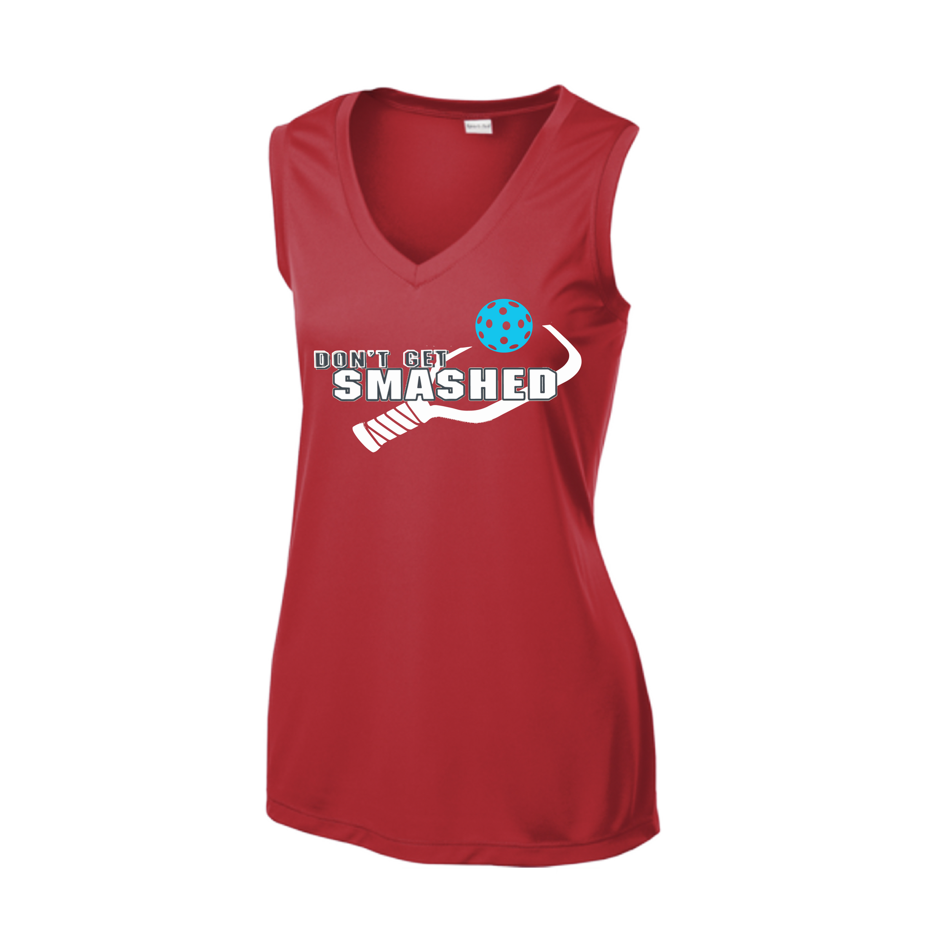 These pickleball sleeveless shirts are lightweight, roomy and airy. They are created with PosiCharge technology for enhanced color retention, effectively wicking away moisture for maximum athletic performance.