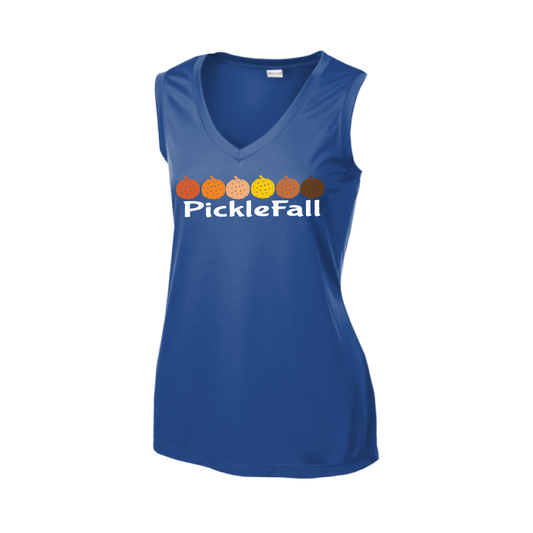 Picklefall | Women’s Sleeveless Athletic Shirt | 100% Polyester