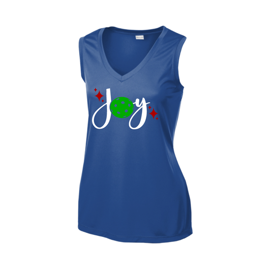 Joy | Women’s Sleeveless Pickleball Shirt | 100% Polyester