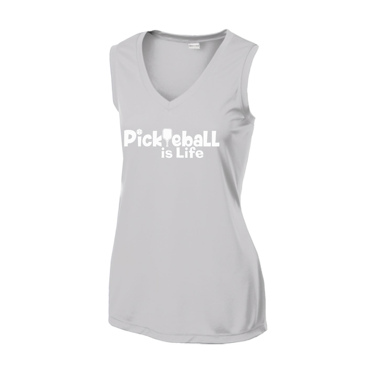 Pickleball Is Life | Women’s Sleeveless Shirt | 100% Polyester