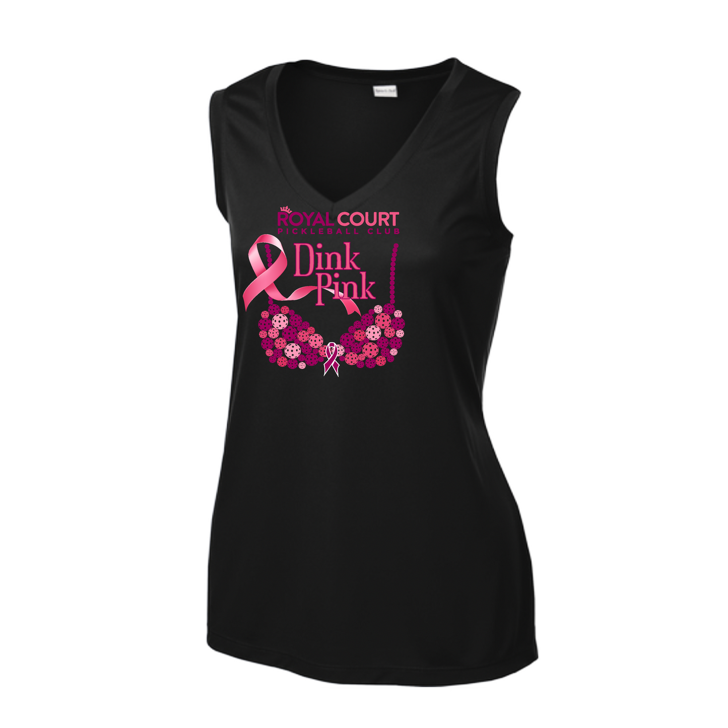 Royal Court Dink Pink | Women’s Sleeveless Athletic Shirt | 100% Polyester