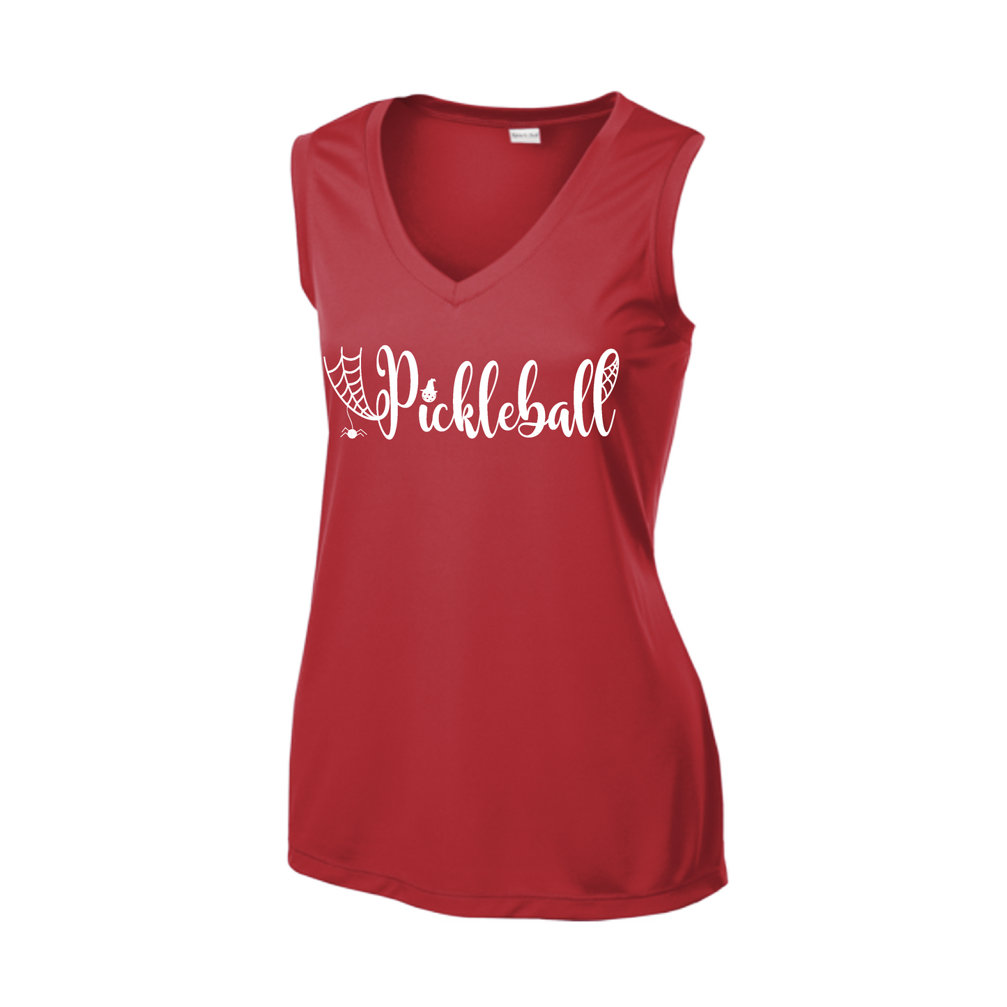 Spider Pickleball | Women’s Sleeveless Athletic Shirt | 100% Polyester