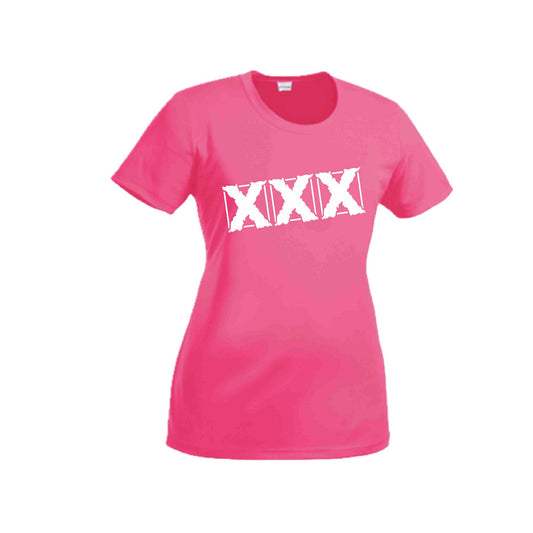 3 Strikes | Women’s Short Sleeve Crewneck Baseball T-Shirts | 100% Polyester