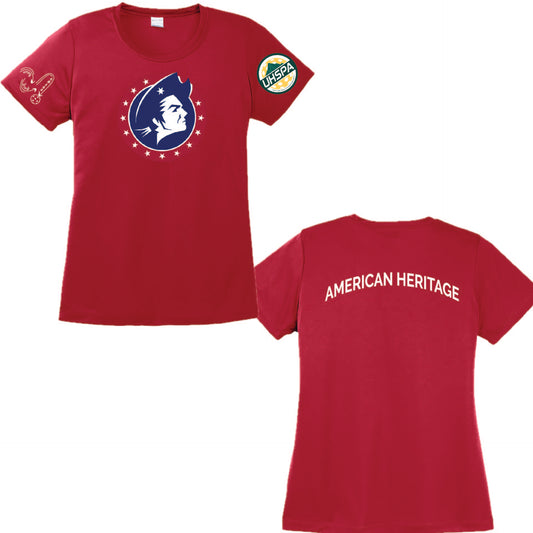 American Heritage High UHSPA | Women's Short Sleeve Crewneck T-Shirts | 100% Polyester