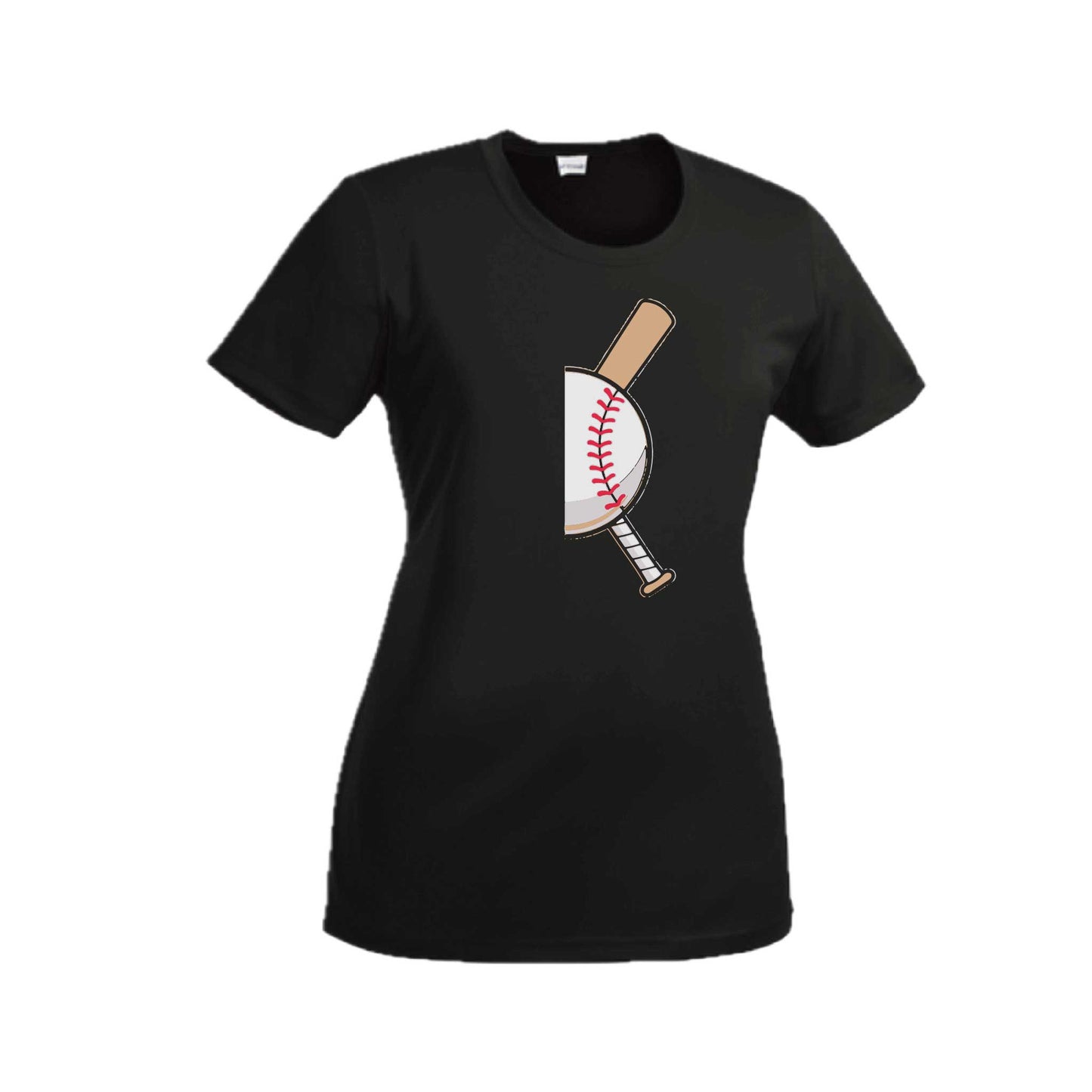 Curveball | Women’s Short Sleeve Crewneck Baseball T-Shirts | 100% Polyester