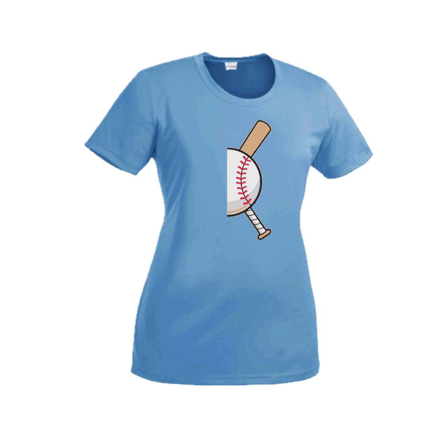 Curveball | Women’s Short Sleeve Crewneck Baseball T-Shirts | 100% Polyester