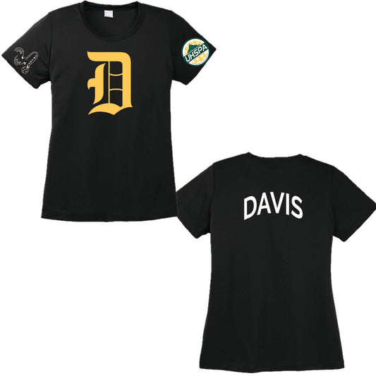 Davis High UHSPA | Women's Short Sleeve Crewneck T-Shirts | 100% Polyester