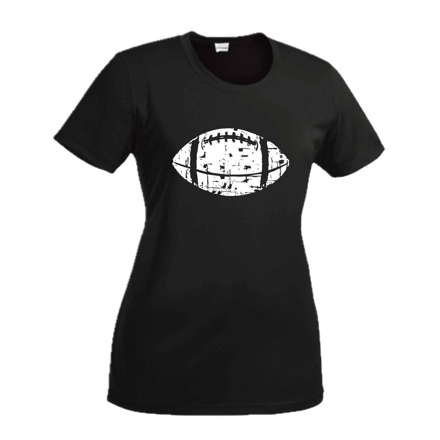 Football Scramble | Women’s Short Sleeve Crewneck Football T-Shirts | 100% Polyester