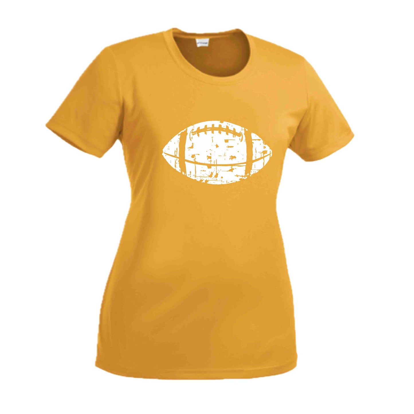 Football Scramble | Women’s Short Sleeve Crewneck Football T-Shirts | 100% Polyester