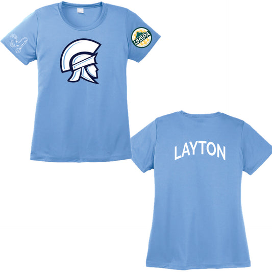 Layton High UHSPA | Women's Short Sleeve Crewneck T-Shirts | 100% Polyester
