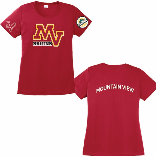 Mountain View High UHSPA | Women's Short Sleeve Crewneck T-Shirts | 100% Polyester