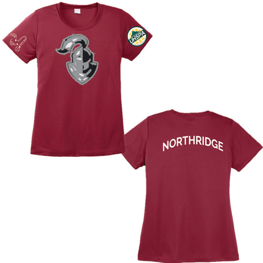 Northridge High UHSPA | Women's Short Sleeve Crewneck T-Shirts | 100% Polyester
