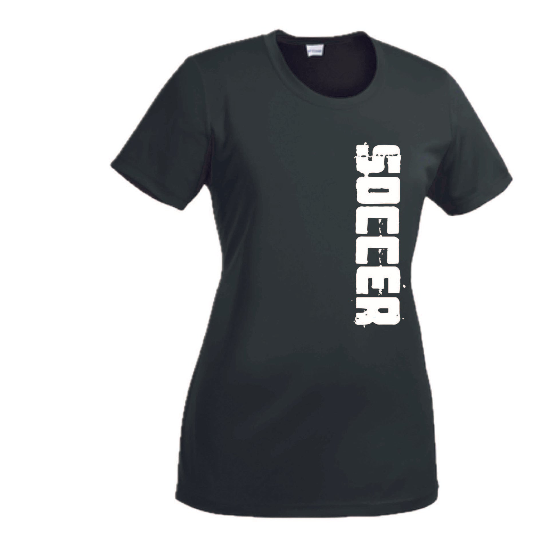 Stylish Soccer | Women’s Short Sleeve Crewneck Soccer T-Shirts | 100% Polyester