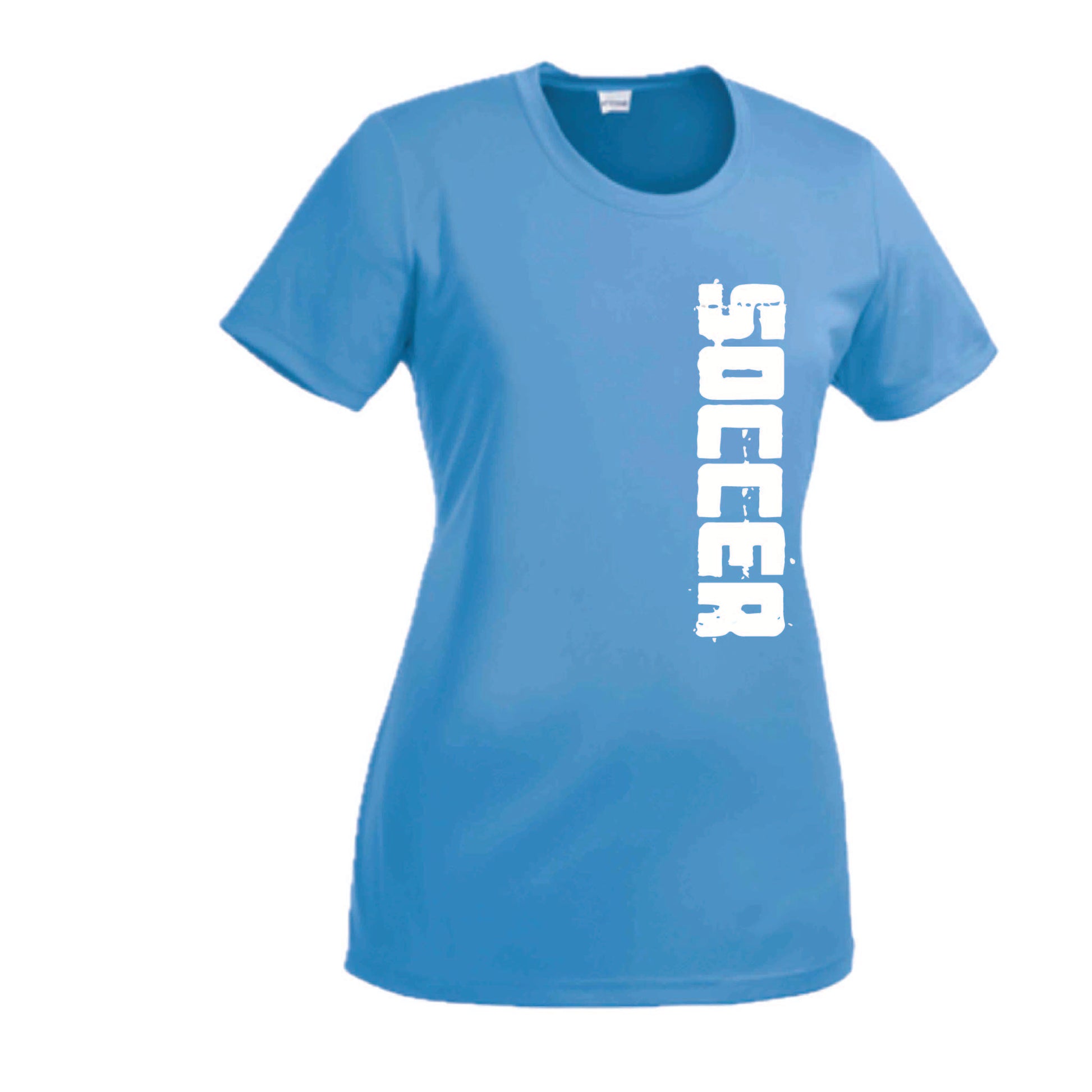 Stylish Soccer | Women’s Short Sleeve Crewneck Soccer T-Shirts | 100% Polyester