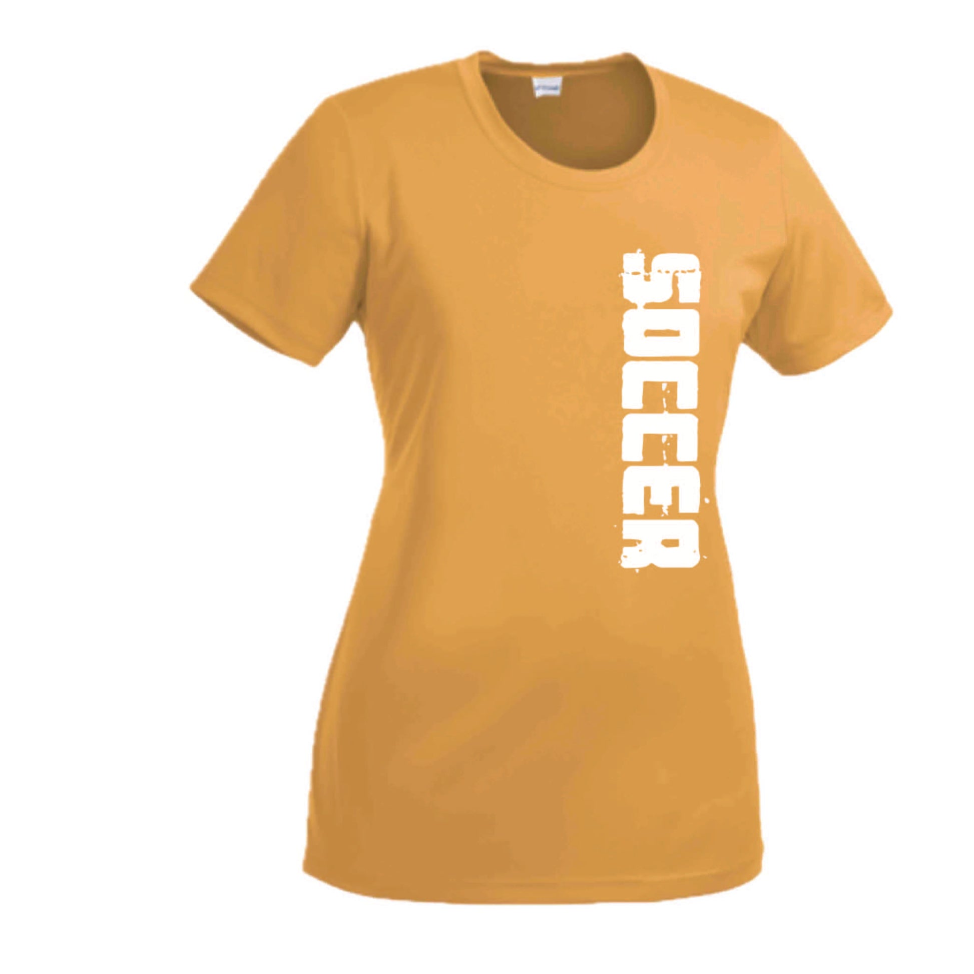 Stylish Soccer | Women’s Short Sleeve Crewneck Soccer T-Shirts | 100% Polyester