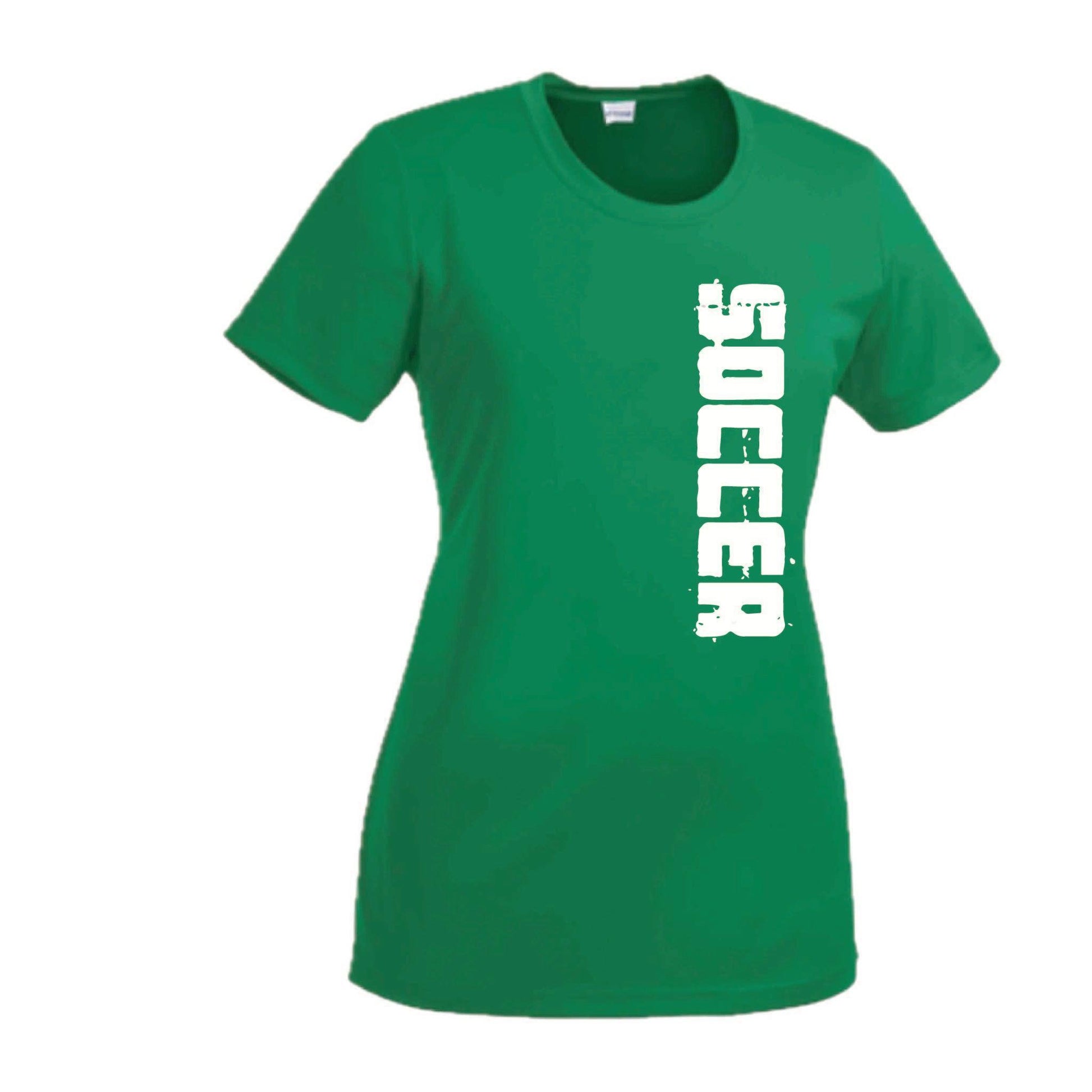 Stylish Soccer | Women’s Short Sleeve Crewneck Soccer T-Shirts | 100% Polyester