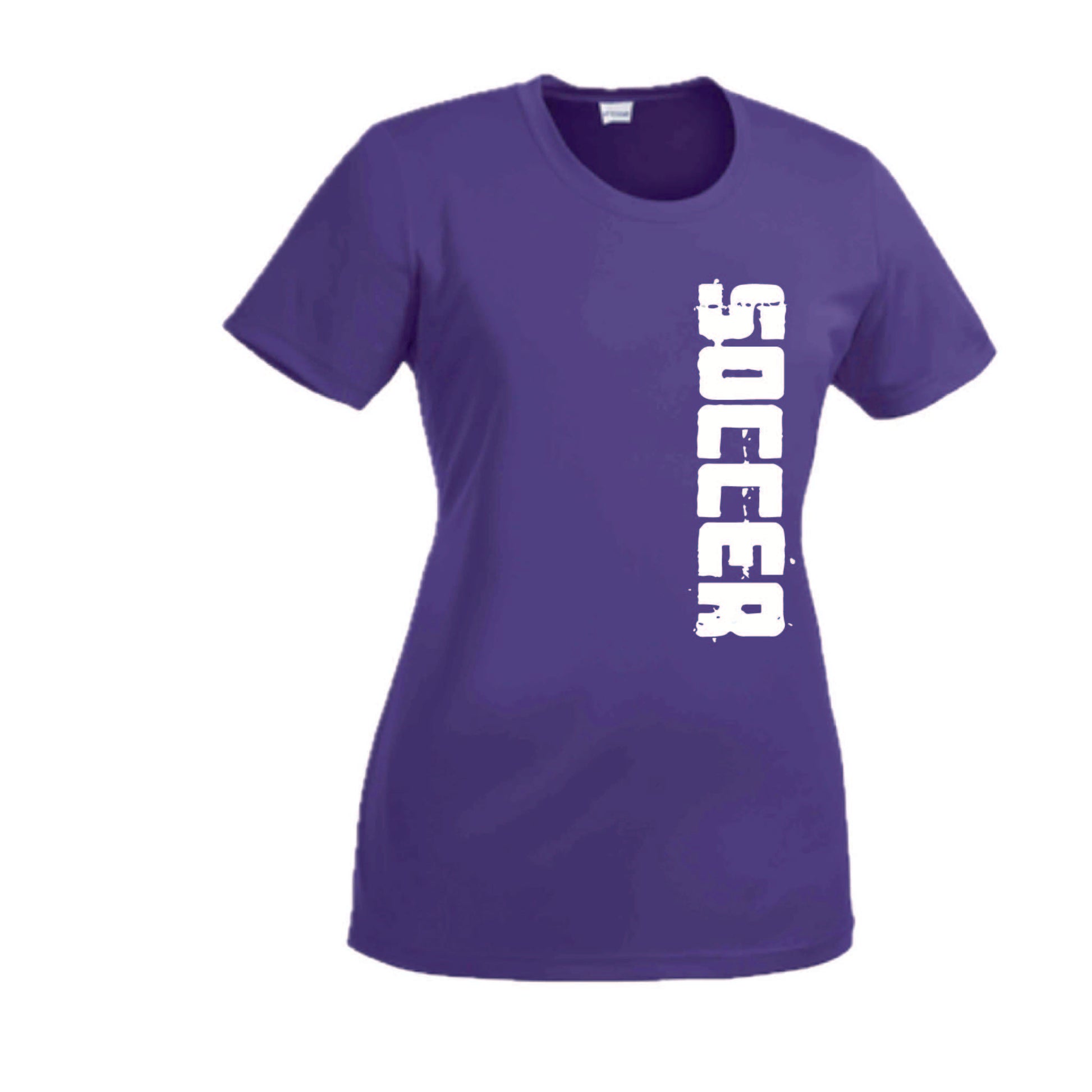 Stylish Soccer | Women’s Short Sleeve Crewneck Soccer T-Shirts | 100% Polyester