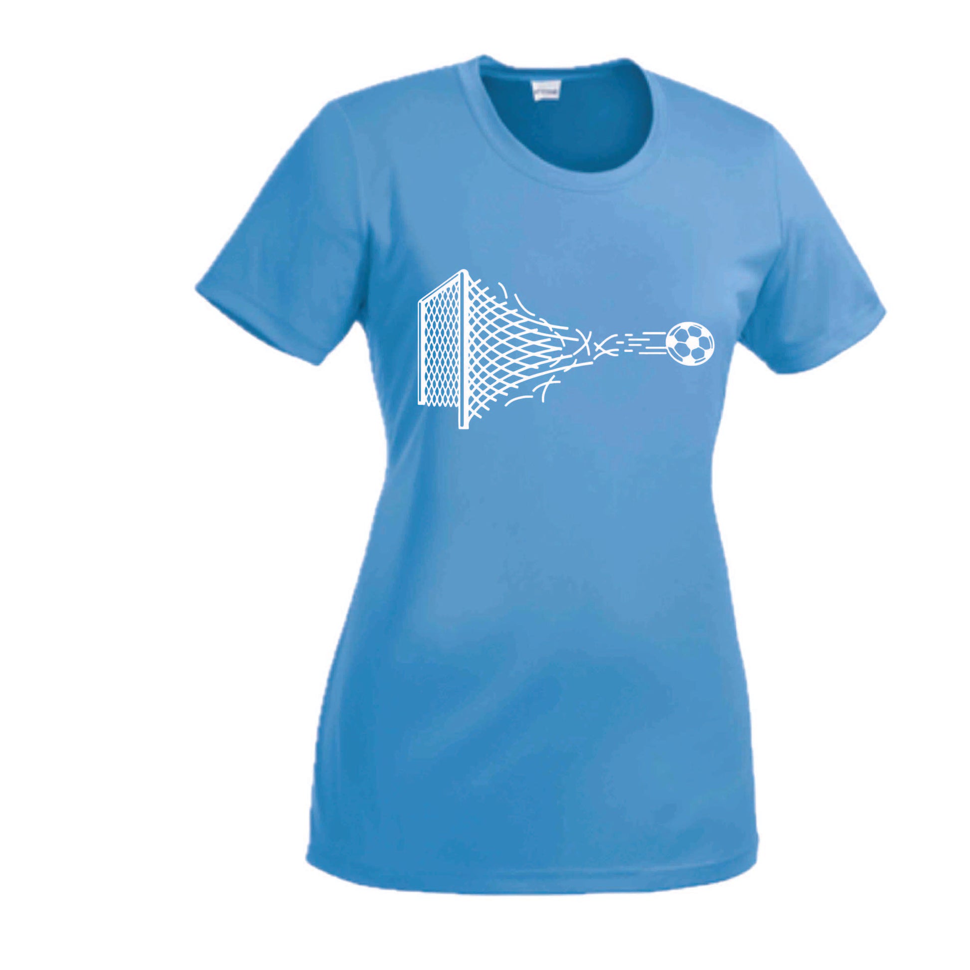 Soccer Net | Women’s Short Sleeve Crewneck Soccer T-Shirts | 100% Polyester