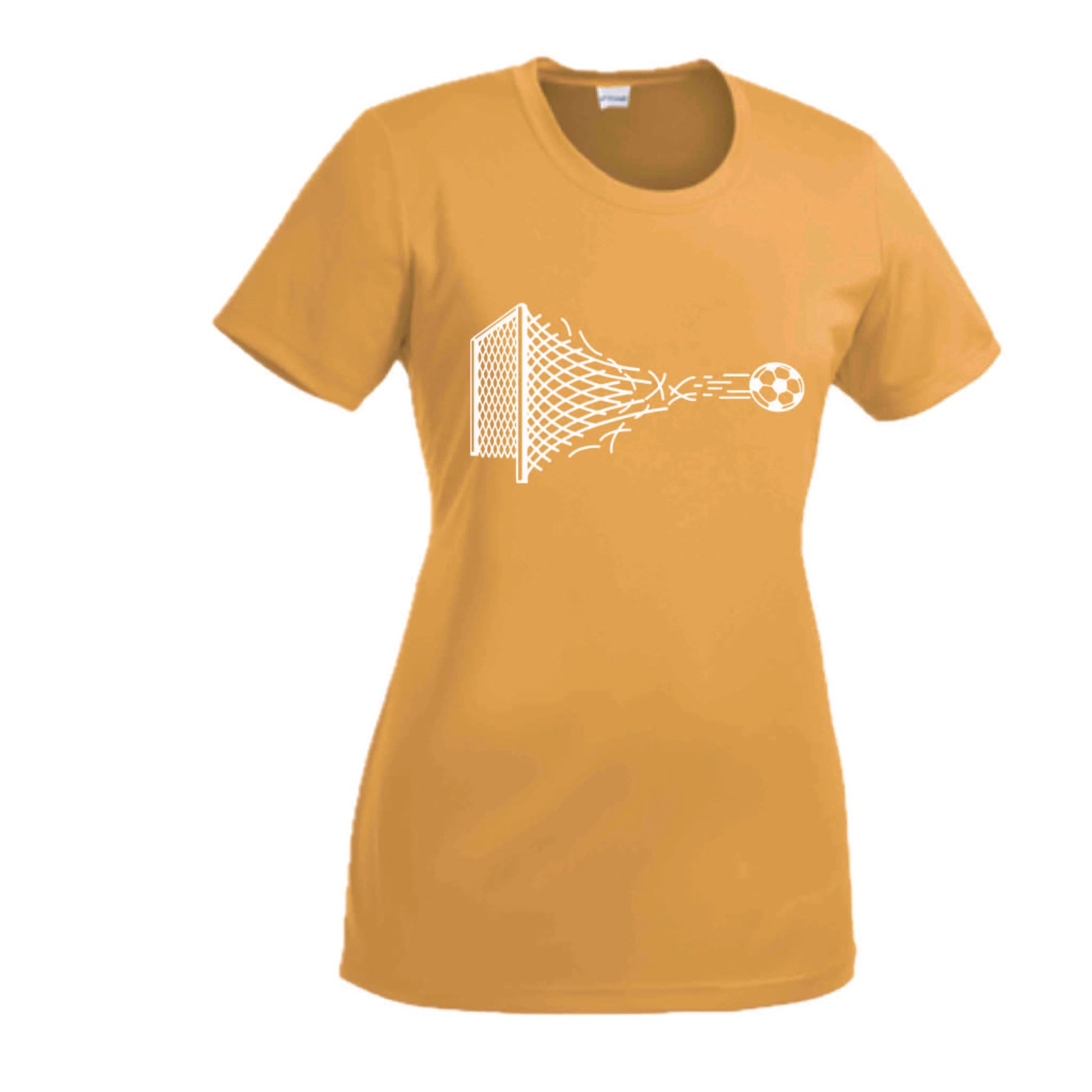 Soccer Net | Women’s Short Sleeve Crewneck Soccer T-Shirts | 100% Polyester