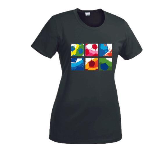 Soccer Panels | Women’s Short Sleeve Crewneck Soccer T-Shirts | 100% Polyester