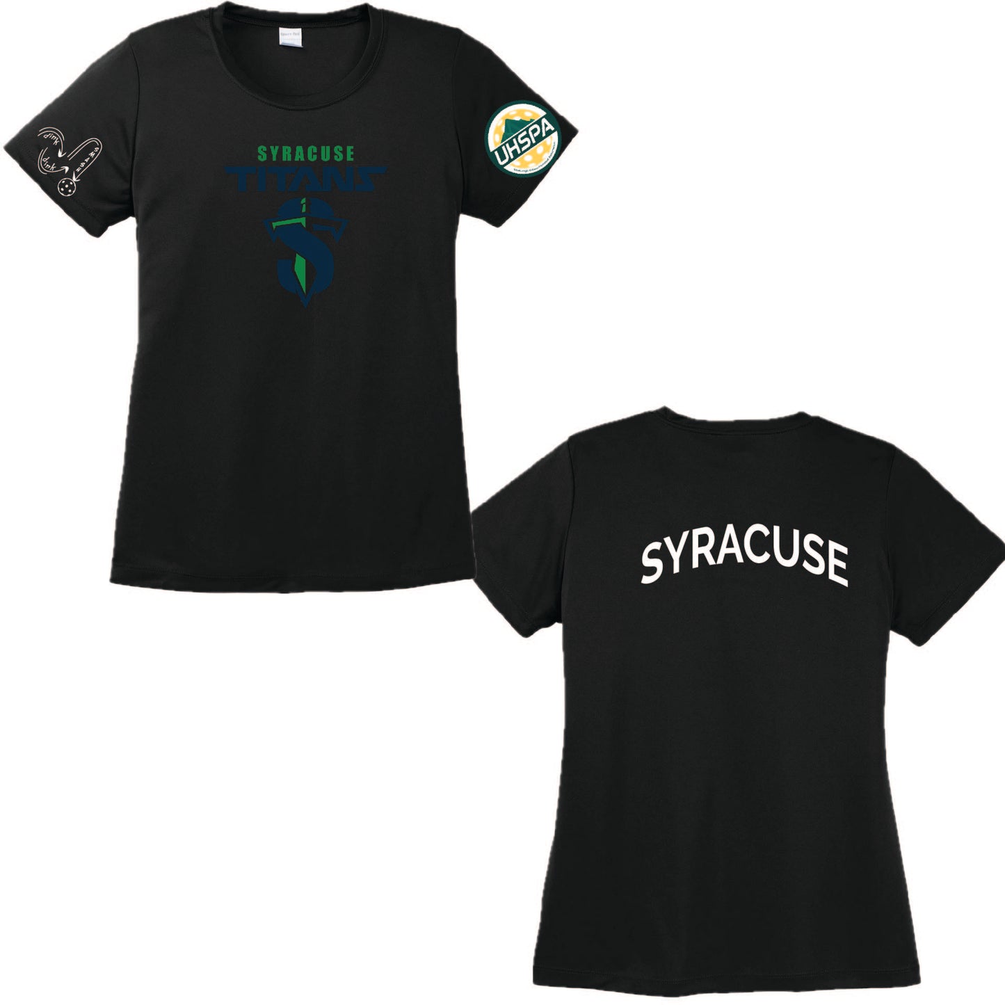 Syracuse High UHSPA | Women's Short Sleeve Crewneck T-Shirts | 100% Polyester