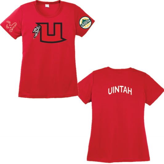 Uintah High UHSPA | Women's Short Sleeve Crewneck T-Shirts | 100% Polyester