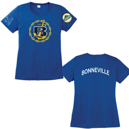 Bonneville High UHSPA | Women's Short Sleeve Crewneck T-Shirts | 100% Polyester