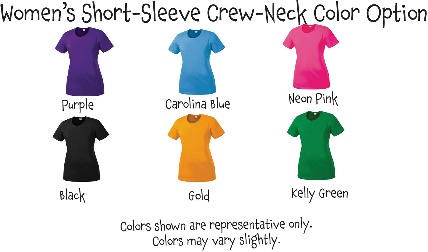 Pickleball Heart | Women’s Short Sleeve Crewneck Athletic Shirts | 100% Polyester