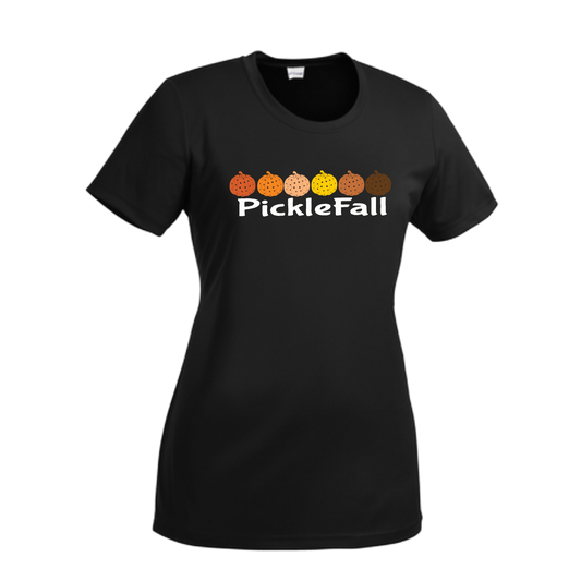 Picklefall | Women’s Short Sleeve Crewneck Pickleball Shirts | 100% Polyester