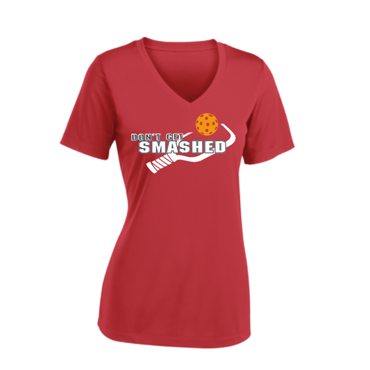 These Women's pickleball shirts provide the perfect balance of comfort and style. Crafted from a tri-blend fabric for softness and breathability, they feature PosiCharge technology to help retain color. Moisture wicking properties make this top exceptionally lightweight.