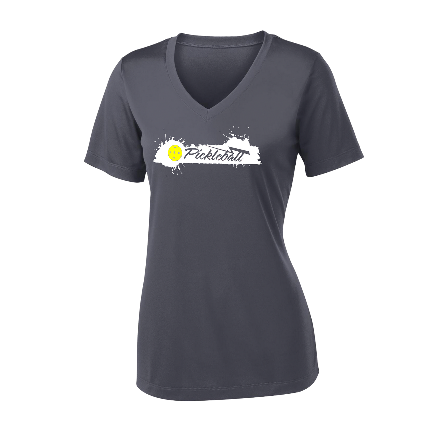 Extreme Pickleball | Women's Short Sleeve V-Neck Pickleball Shirts | 100% Polyester