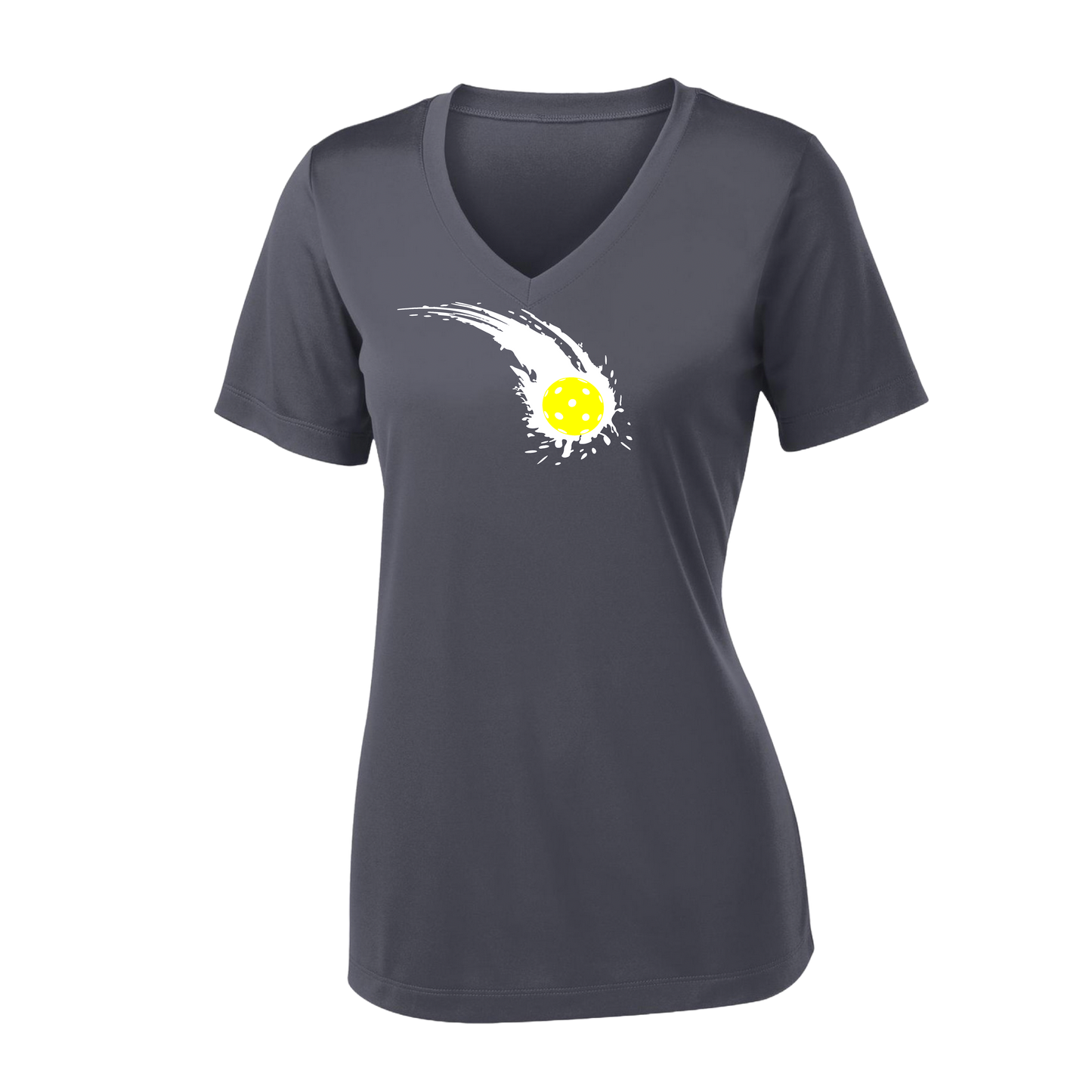 Pickleball Impact | Women's Short Sleeve V-Neck Pickleball Shirts | 100% Polyester