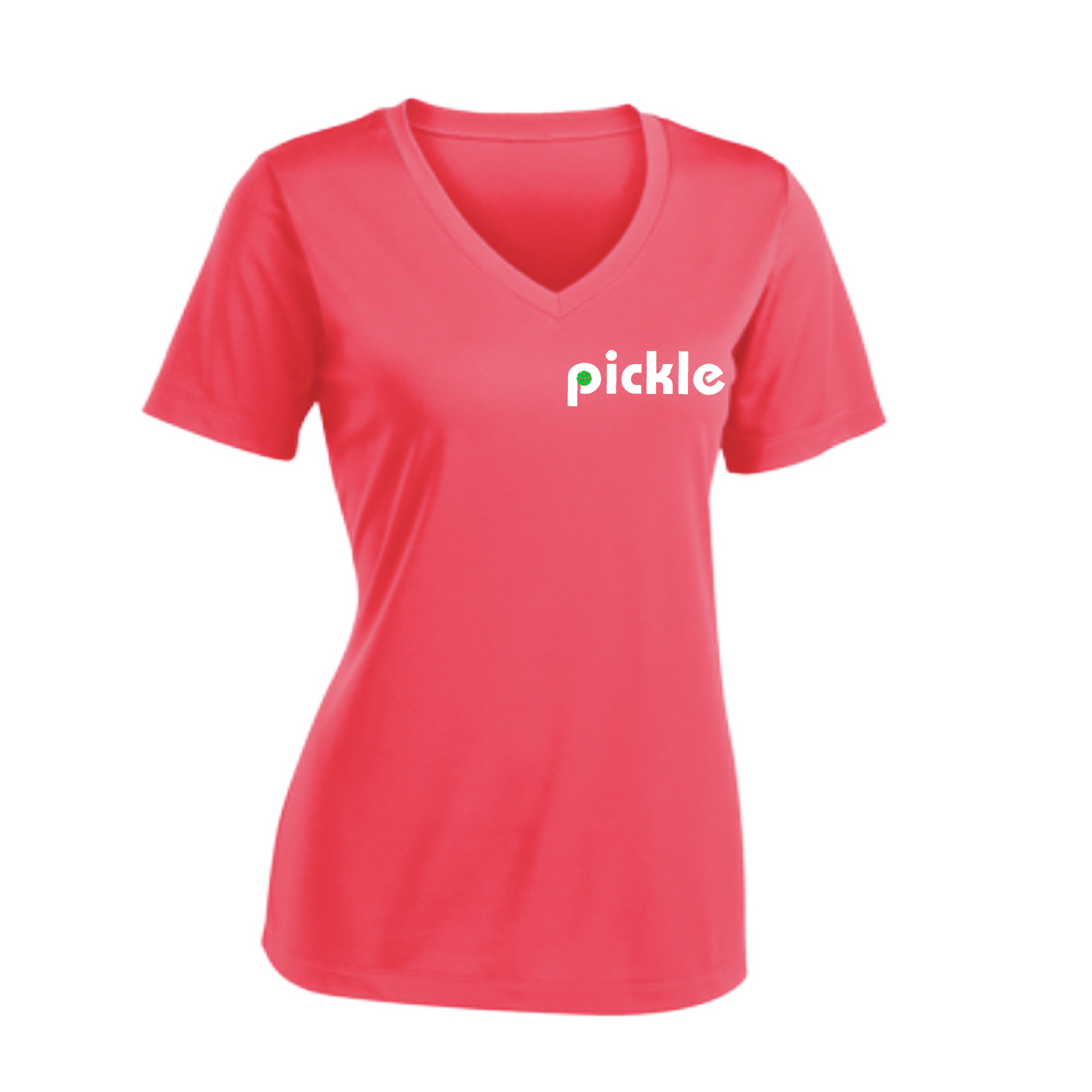 Fashion meets function in this Women's pickleball shirt! Enjoy its ultra-soft fabric with moisture-wicking properties and tri-blend softness. Keep your style looking bright with PosiCharge technology, which locks in color. Experience lightweight comfort and breathability. What are you waiting for?